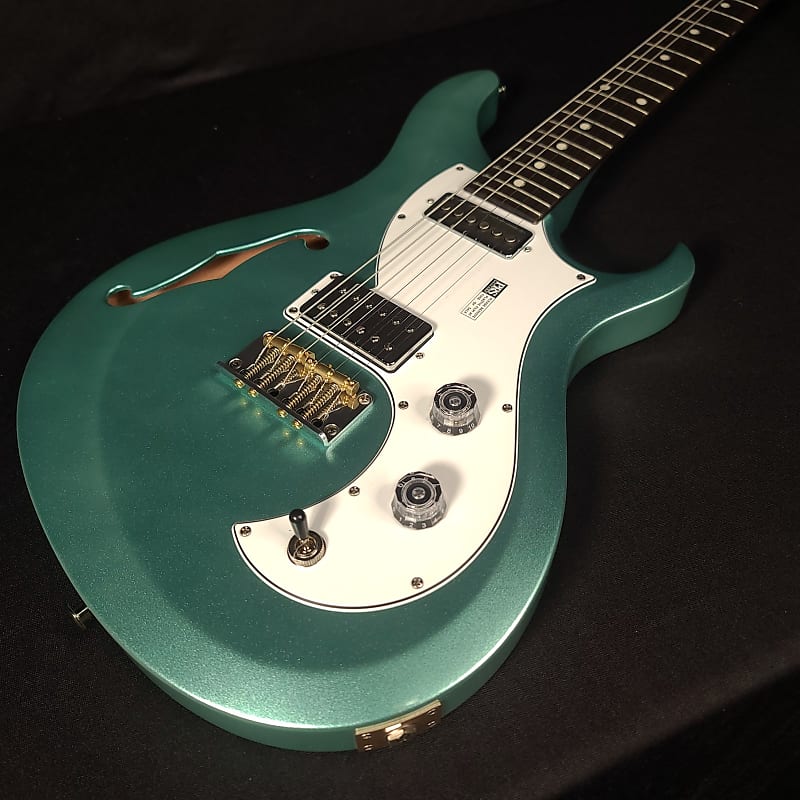 Электрогитара Paul Reed Smith PRS S2 Vela Semi-Hollow Frost Green Metallic w/Gig Bag гитара prs s2 frost green blue metallic морозно синий металлик