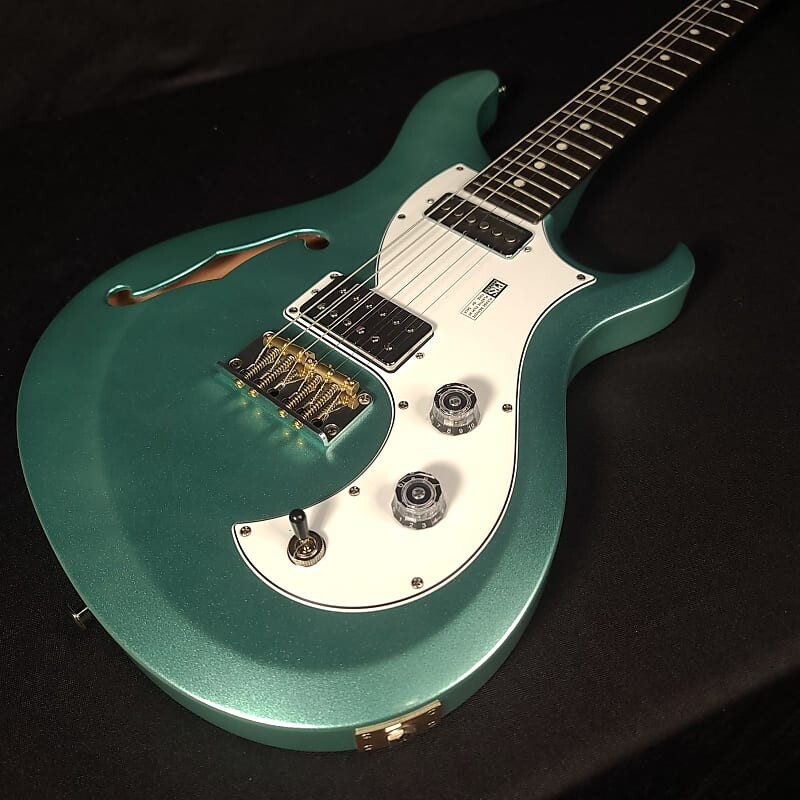 Электрогитара Paul Reed Smith PRS S2 Vela Semi-Hollow Frost Green Metallic w/Gig Bag