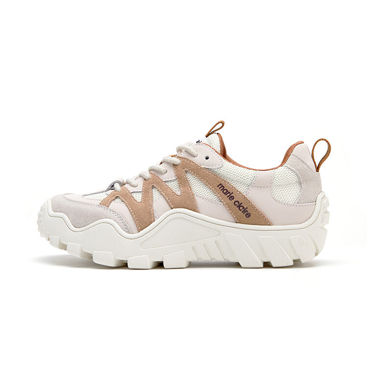 

Кроссовки marie claire Lifestyle Shoes Women's Low-top Versailles Milky White + Brown, коричневый