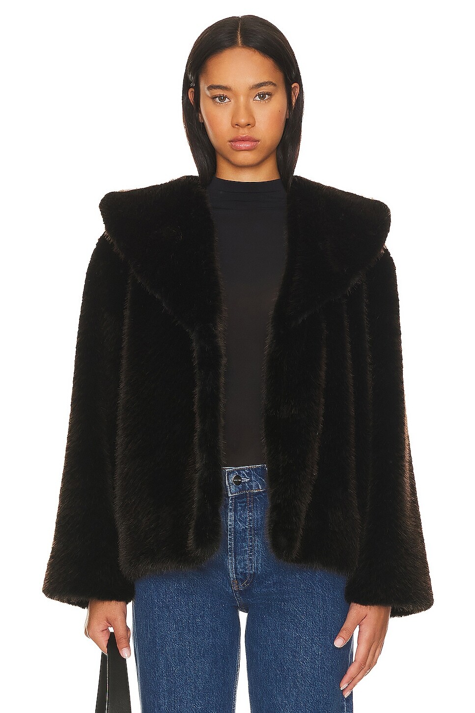 

Куртка ANINE BING Hilary, цвет Black & Brown