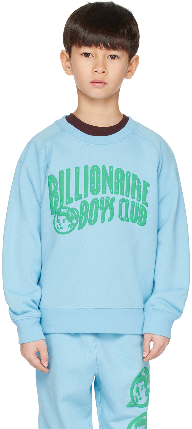 Детский синий свитшот с принтом Billionaire Boys Club