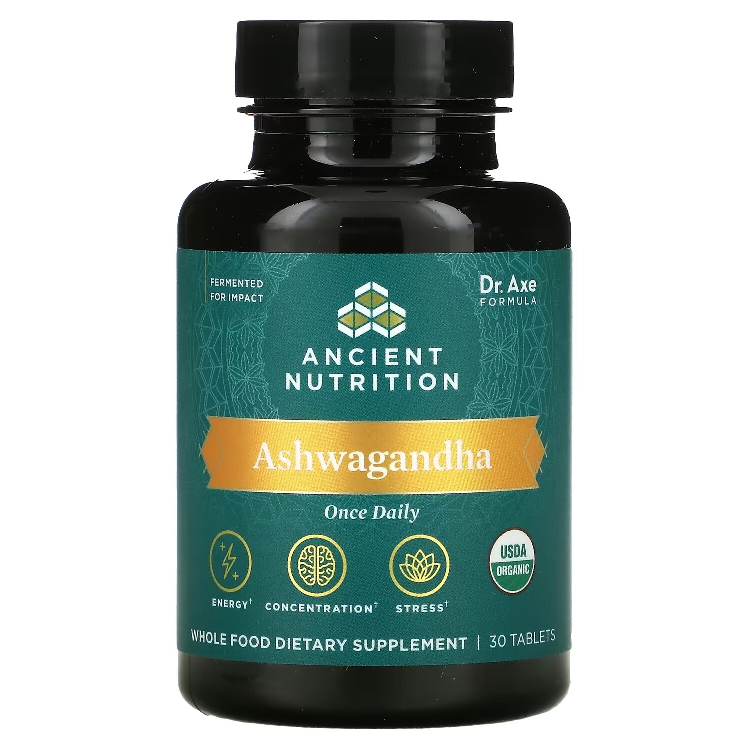 

Dr. Axe Ancient Nutrition Ашваганда, 30 таблеток