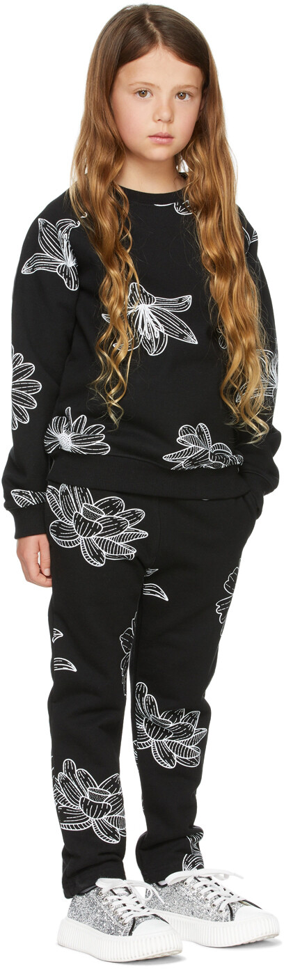 

Детские черные брюки All Flower Lounge Mardi Mercredi Les Petits