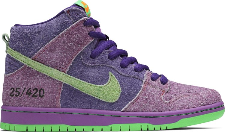 Лимитированные кроссовки Nike Dunk High Pro SB 'Reverse Skunk', фиолетовый