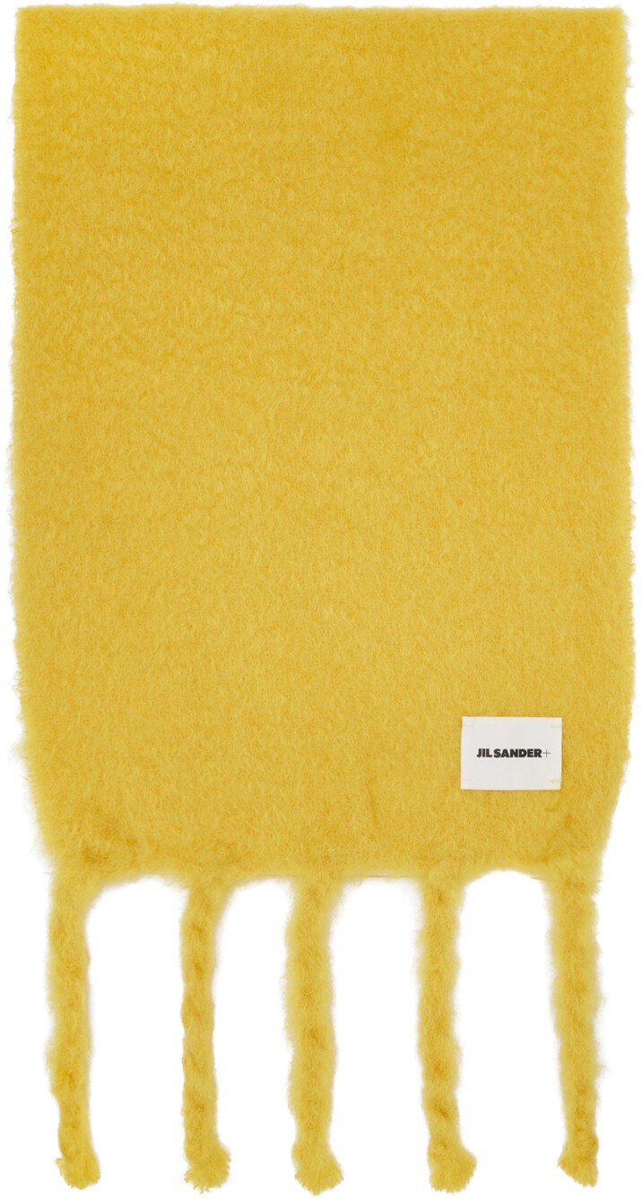 

Желтый шарф Эскарай Jil Sander