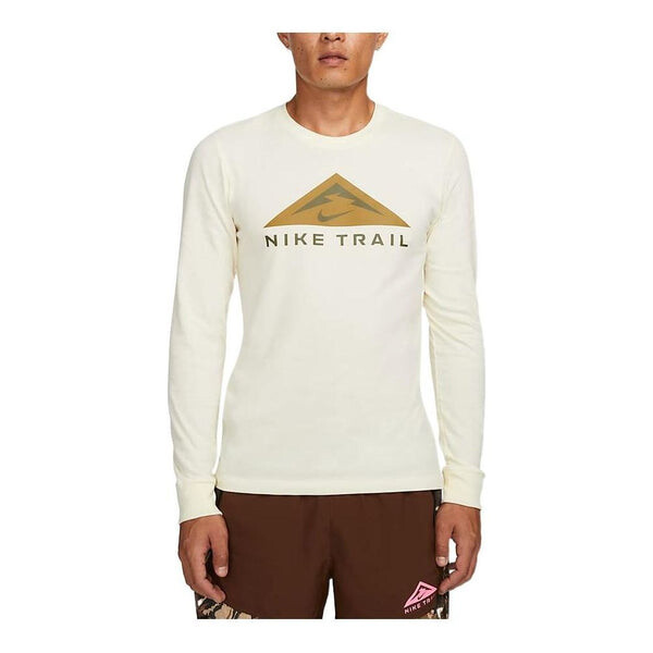 

Футболка Nike Trail long sleeves top 'Beige' DV9382-113, бежевый