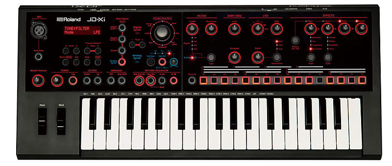 

37-клавишный аналогово-цифровой кроссовер Roland JD-Xi JDXI