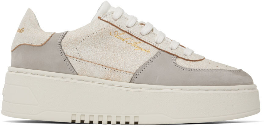 

Off-White и серые кроссовки Orbit Axel Arigato