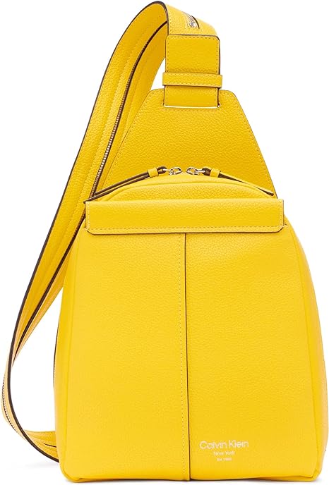 Женский рюкзак-трансформер Myra Calvin Klein, желтый рюкзак трансформер myra из искусственной кожи calvin klein черный