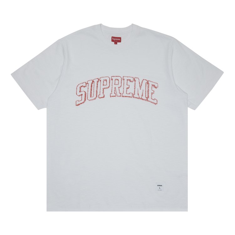 

Футболка Supreme Sketch Embroidered Short-Sleeve Top 'White', белый