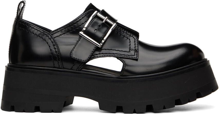 

Черные дерби с пряжкой Alexander McQueen