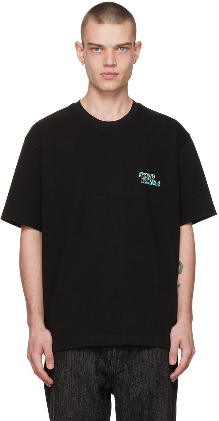 

Футболка с черными огнями Solid Homme