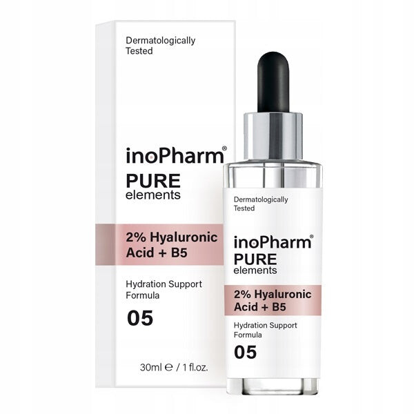 

InoPharm Pure Elements 2% Hyaluronic Acid + B5 Сыворотка для лица с гиалуроновой кислотой и витамином B5 30мл