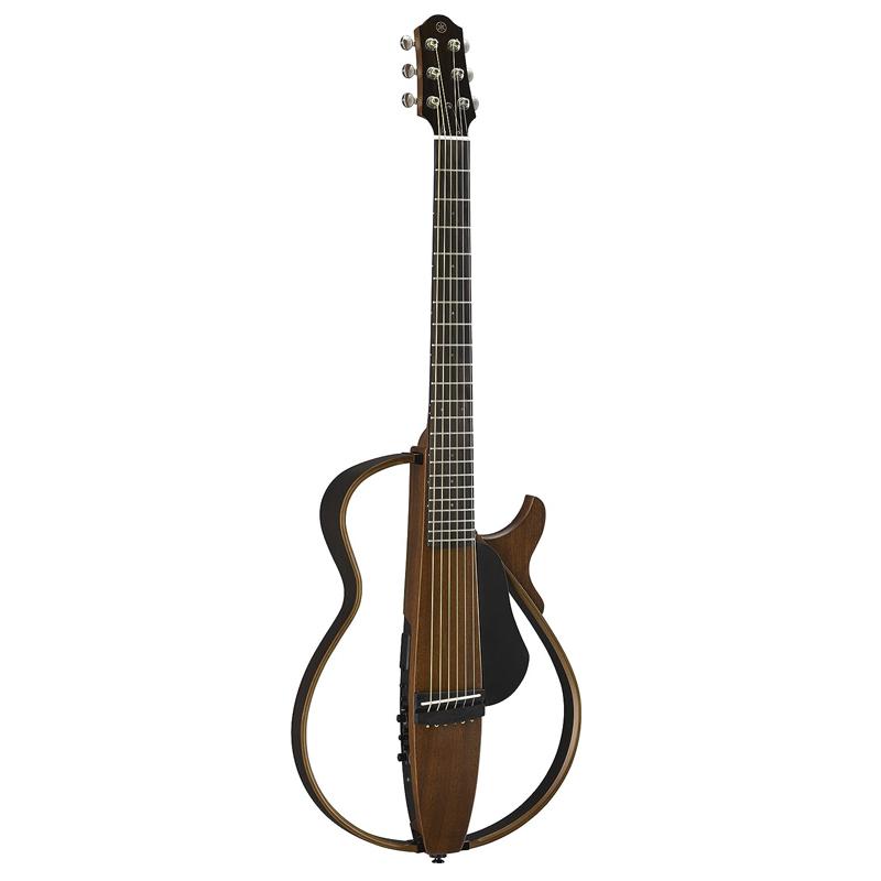 Бесшумная электрогитара Yamaha SLG200S со стальными струнами, натуральный электроакустическая гитара takamine gd51ce brown sunburst