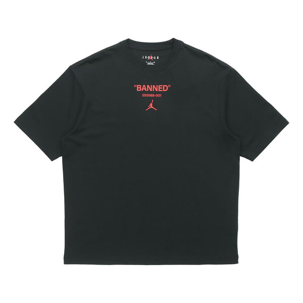 

Футболка Air Jordan Casual Sports Printing Black DM3545-010, черный