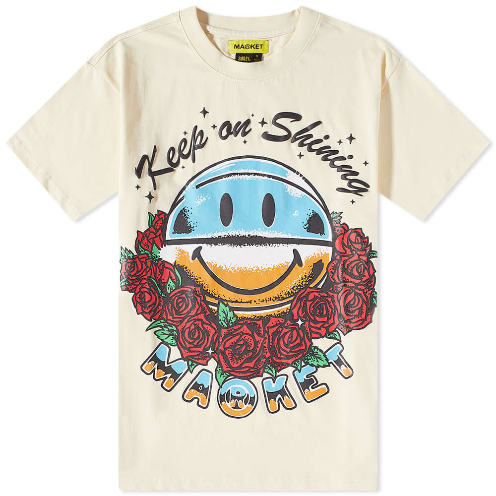 

Футболка Market Smiley Keep on Shining Tee, Серый