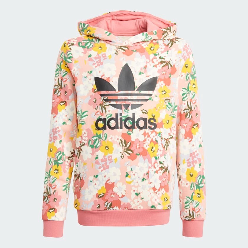 

Худи Adidas Originals Her Studio London Floral, розовый/мультиколор