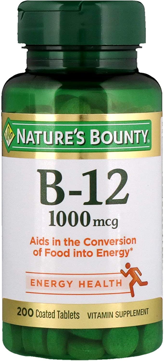 Комплекс витамин группы В-12 Nature's Bounty, 1000 мкг