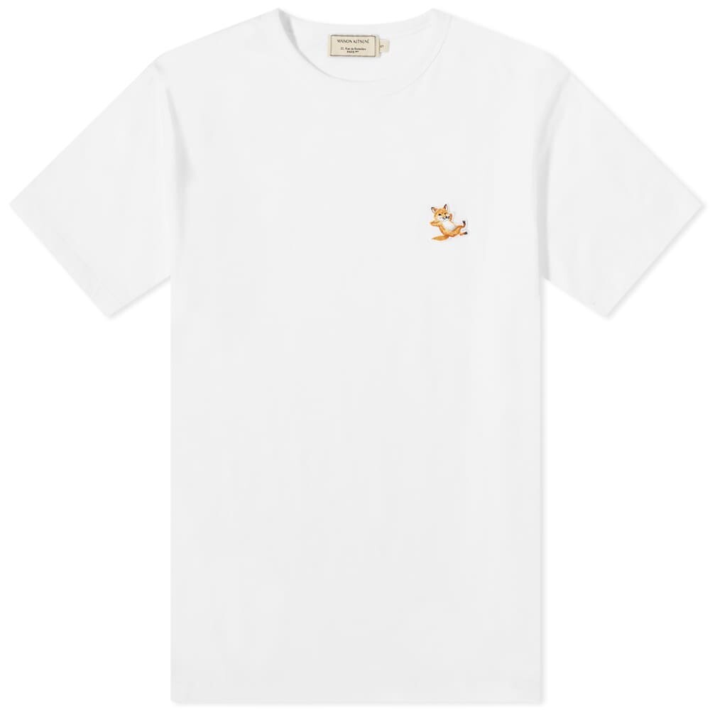 

Футболка Maison Kitsuné Chillax Fox Patch Classic Tee, Белый