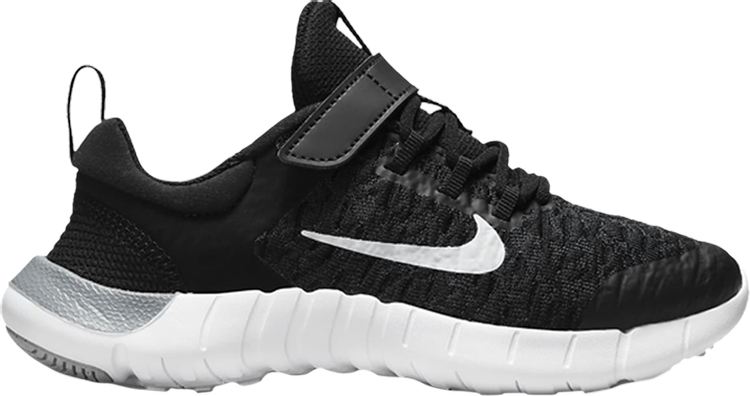 Кроссовки Nike Free RN 2021 PS 'Black Dark Smoke Grey', черный кроссовки nike free rn 2021 td black dark smoke grey черный