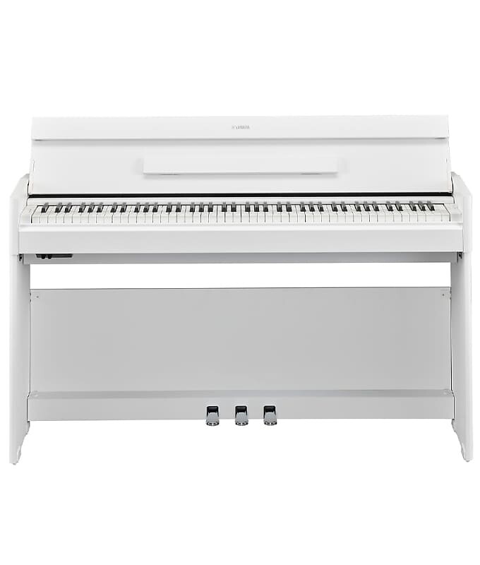 

Yamaha Arius YDP-S55 88-нотное консольное цифровое пианино, белый орех Arius YDP-S55 88-Note Console Digital Piano,