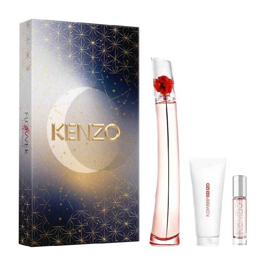 Подарочный набор Kenzo Flower By Kenzo L'Absolue, 3 предмета женская парфюмерия kenzo flower by kenzo le parfum