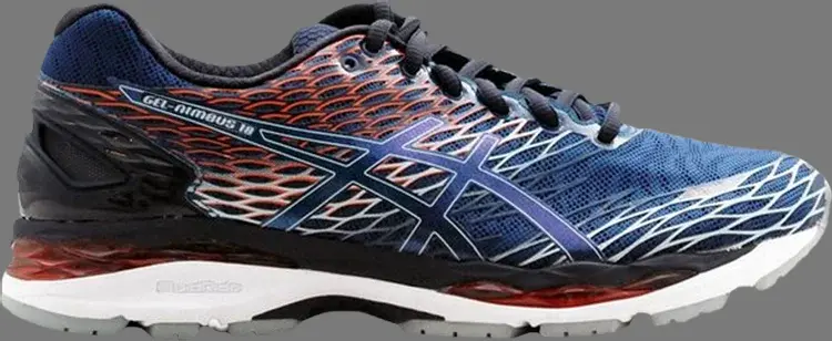 

Кроссовки gel nimbus 18-sw 'dark blue' Asics, синий