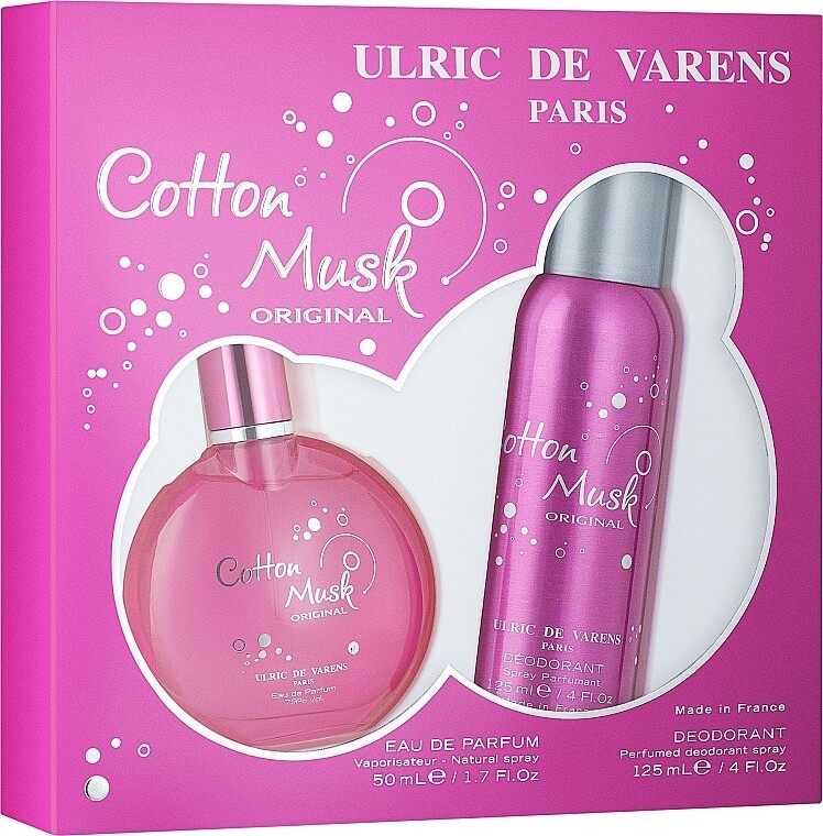 

Парфюмерный набор Ulric de Varens Cotton Musk Original