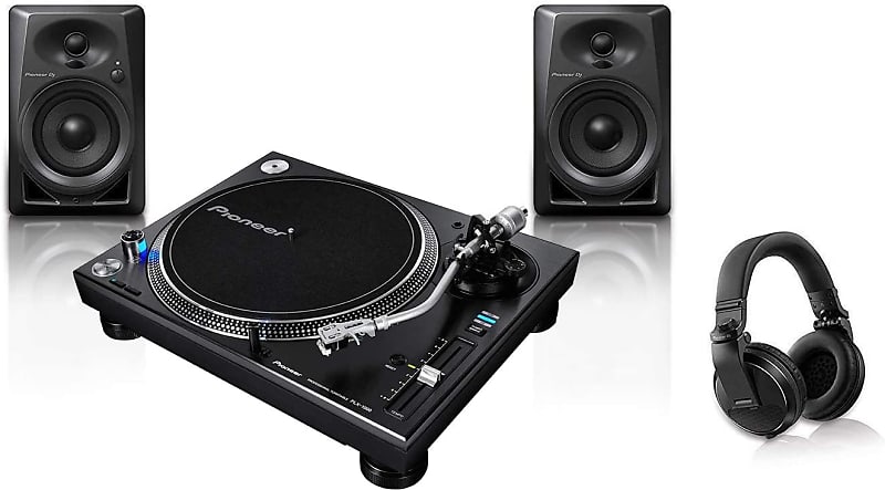 Комплект Pioneer Pro DJ с комплектом PLX-1000 + DM-40 + наушниками HDJ-X5 K-AMZ-PLX1000BNDLE-DJ