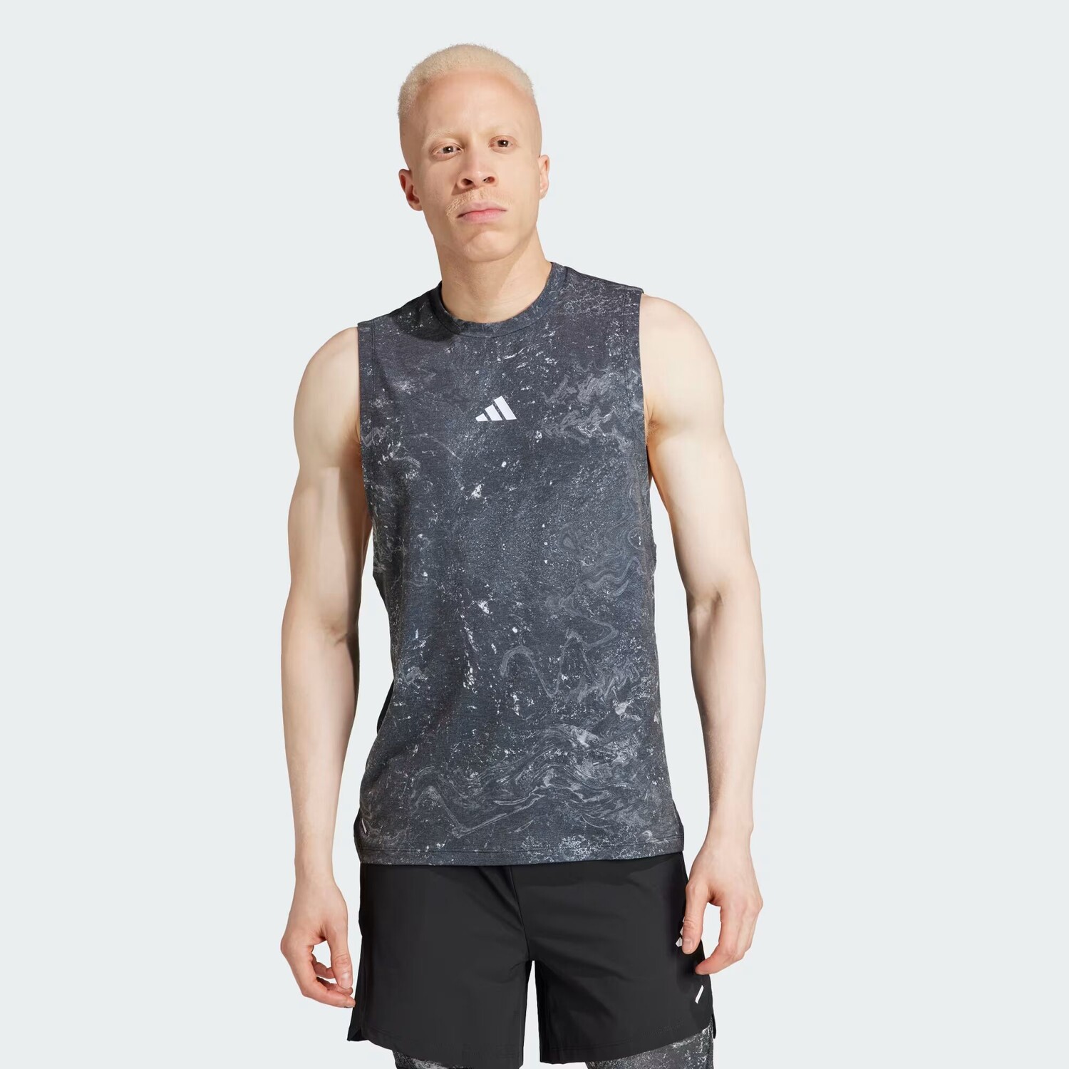

Майка для силовых тренировок Adidas, цвет Black/White