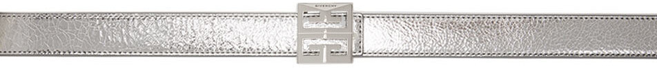 

Серебряный двусторонний ремень 4G Givenchy
