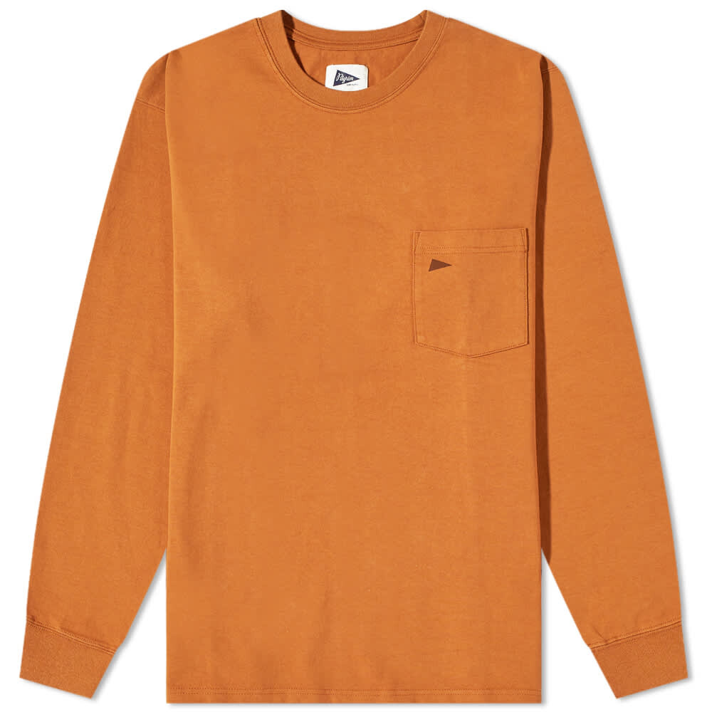 

Футболка Pilgrim Surf + Supply Team Pocket Long Sleeve Tee, Оранжевый