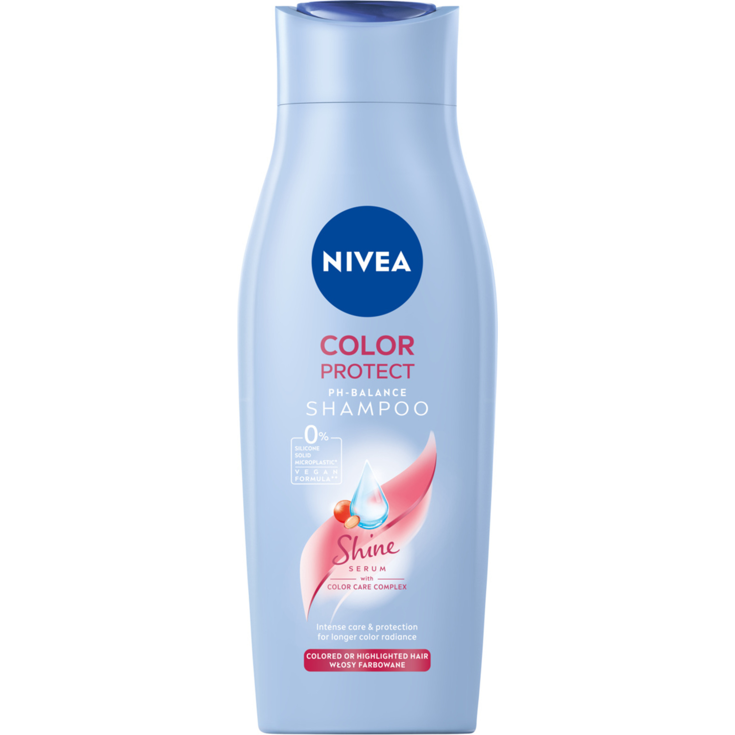 Nivea Color Care & Protect шампунь для волос с маслом макадамии для защиты цвета волос, 400 мл - фото