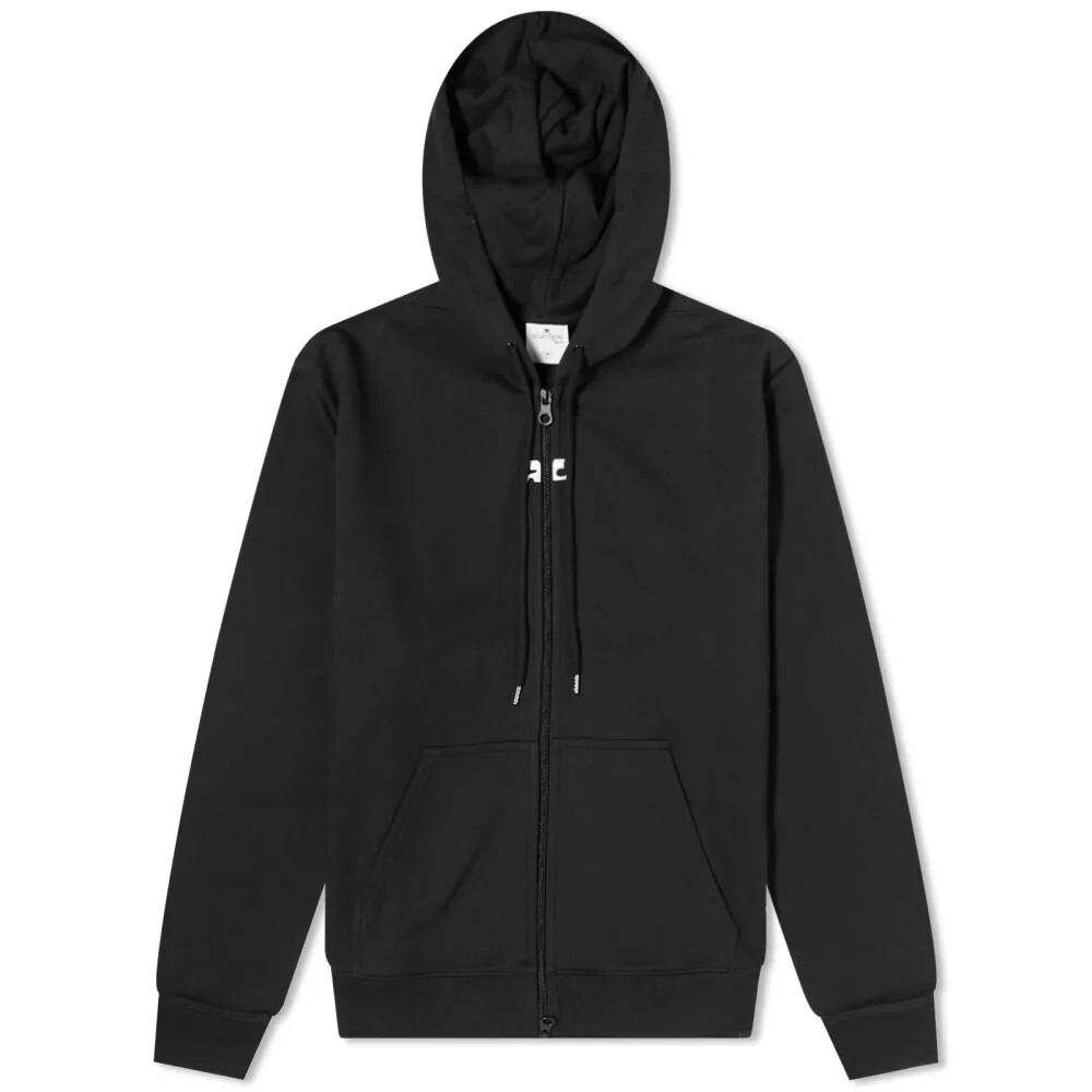 

Толстовка Courreges Zipped Hoody, черный