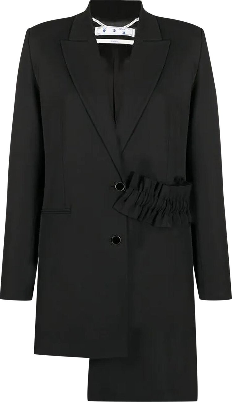 

Куртка Off-White Logo Curtain Jacket Black/White, черный