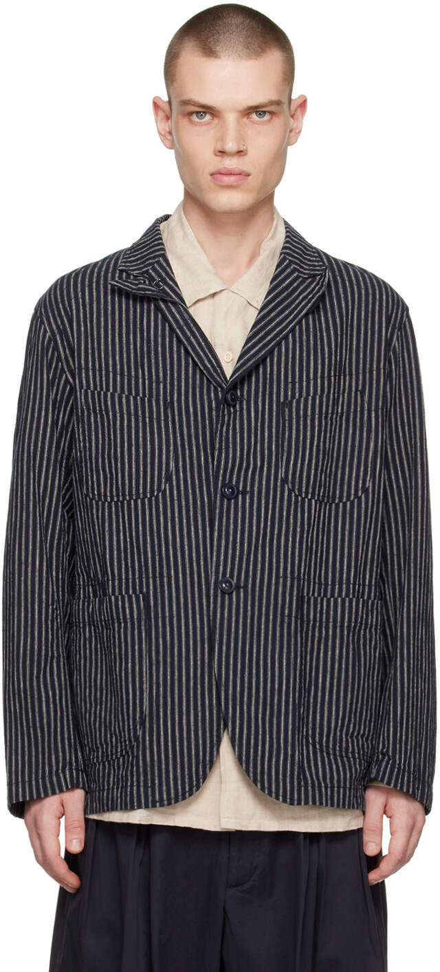 

Темно-сине-серая куртка Bedford Engineered Garments
