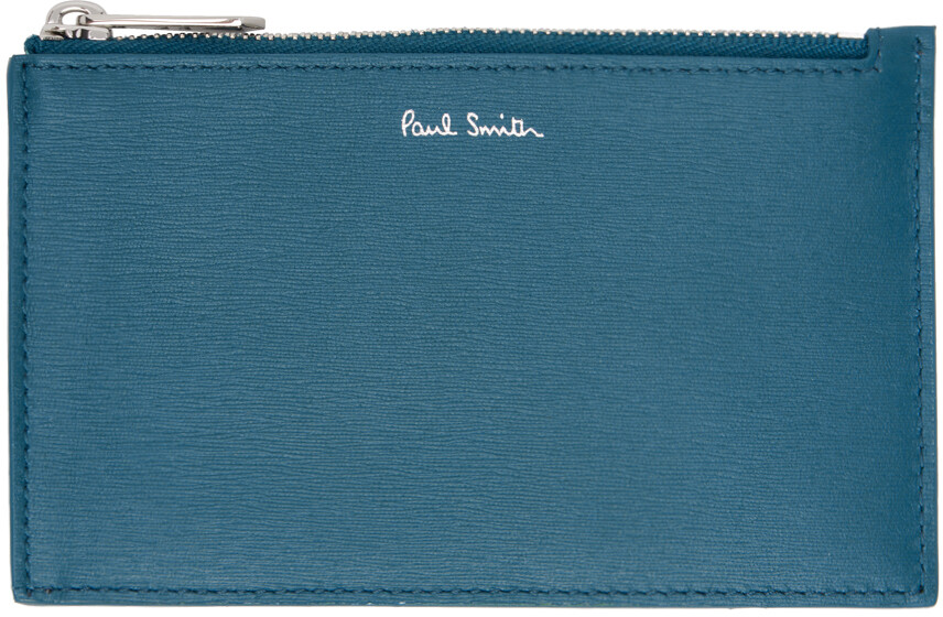 

Синий держатель для карт с цветными блоками Paul Smith