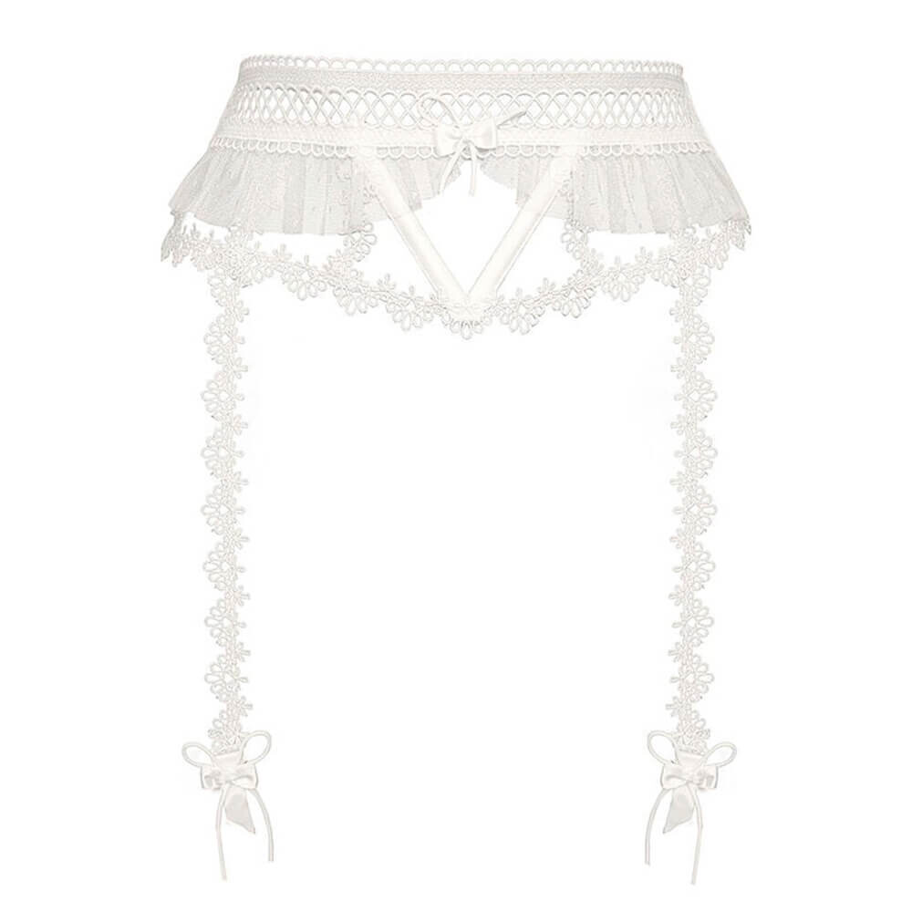 

Пояс для чулок For Love & Lemons Eternal Rose, белый