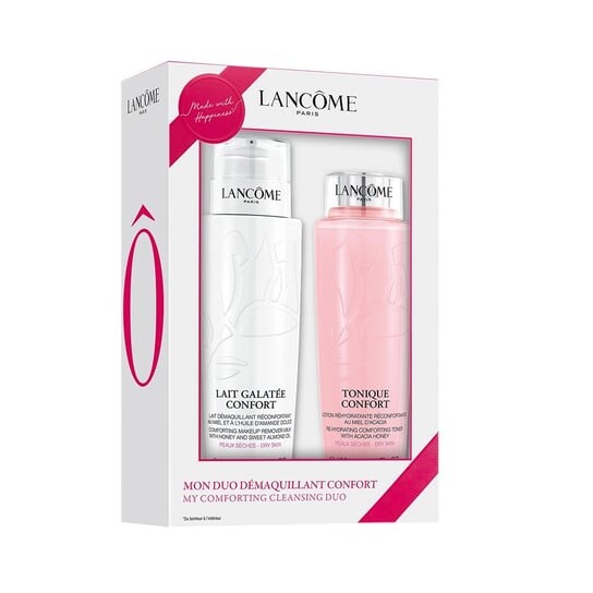 

Молочко для снятия макияжа 400 мл + тоник для лица tonique confort 400 мл Lancome Confort Cleansing Duo Set lait galatee confort