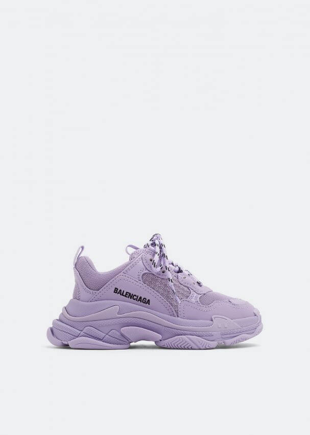 

Кроссовки BALENCIAGA Triple S sneakers, фиолетовый