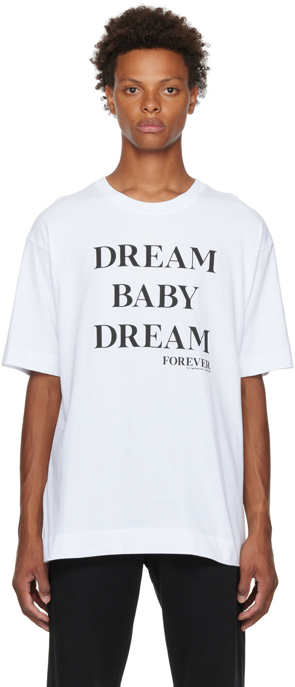 

Белая футболка Dream Baby Dream Dries Van Noten, Белый