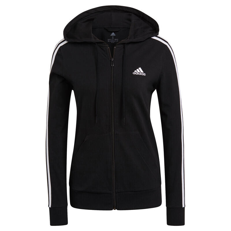 

Толстовка adidas Essentials Single Jersey с 3 полосками, черная, женская