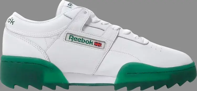 

Кроссовки workout ripple og 'green sole' Reebok, белый