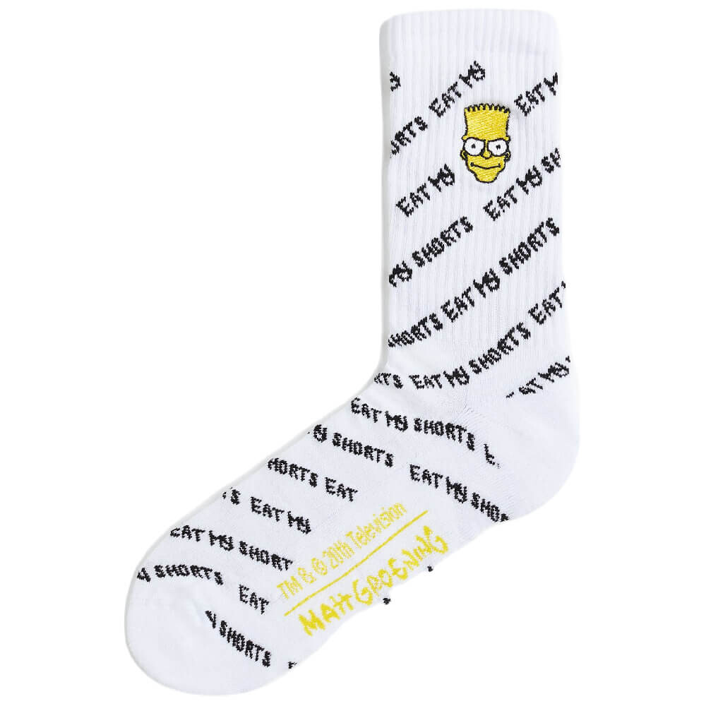 

Носки H&M x The Simpsons Motif-detail, белый/черный