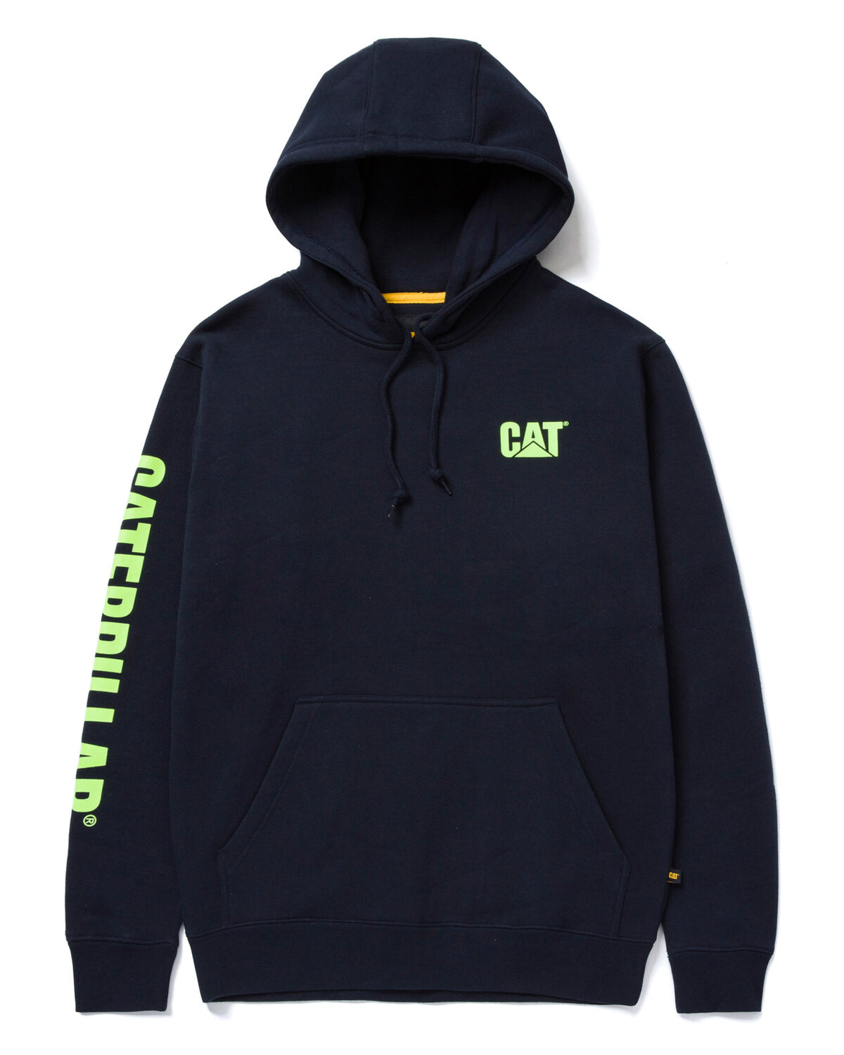

Мужская худи с логотипом CAT, желтый