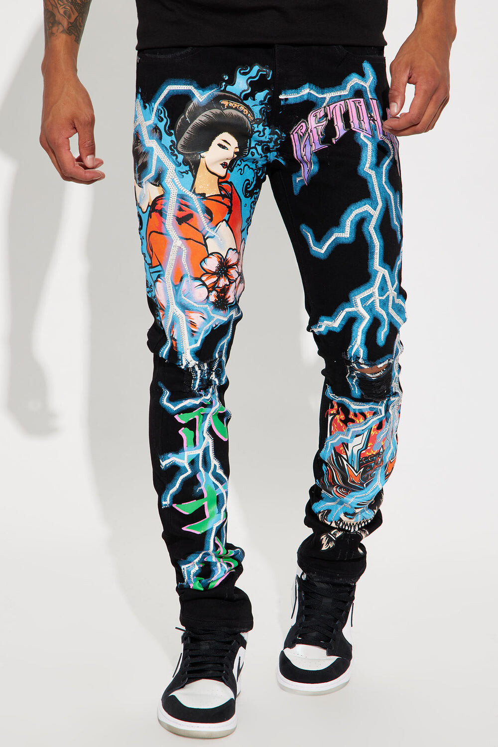 

Джинсы скинни Fashion Nova Felix, черный