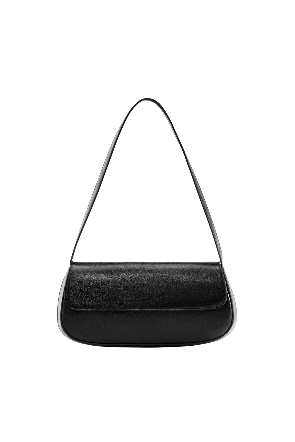 

Сумка Pull&Bear Shoulder With Flap, черный