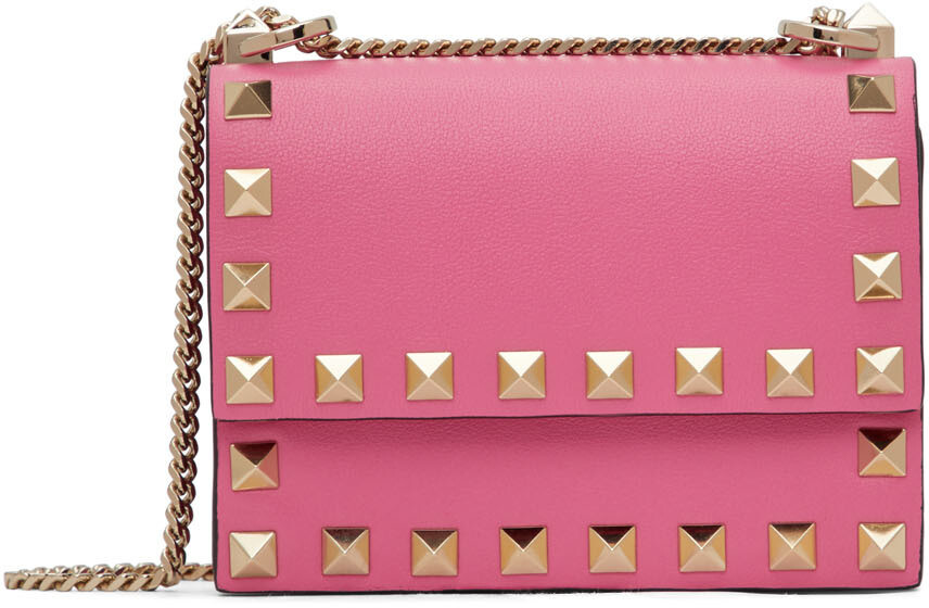 

Розовая сумка-футляр Rockstud Card Case Valentino Garavani