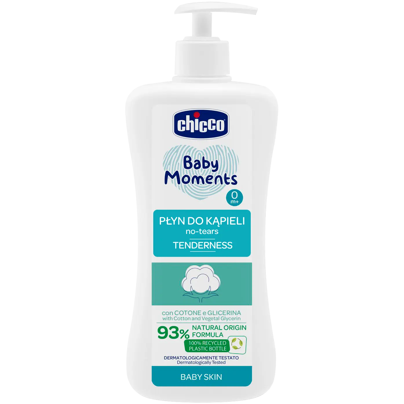 

Chicco Baby Moments Baby Skin 0m+ жемчужная ванна для детей, 500 мл