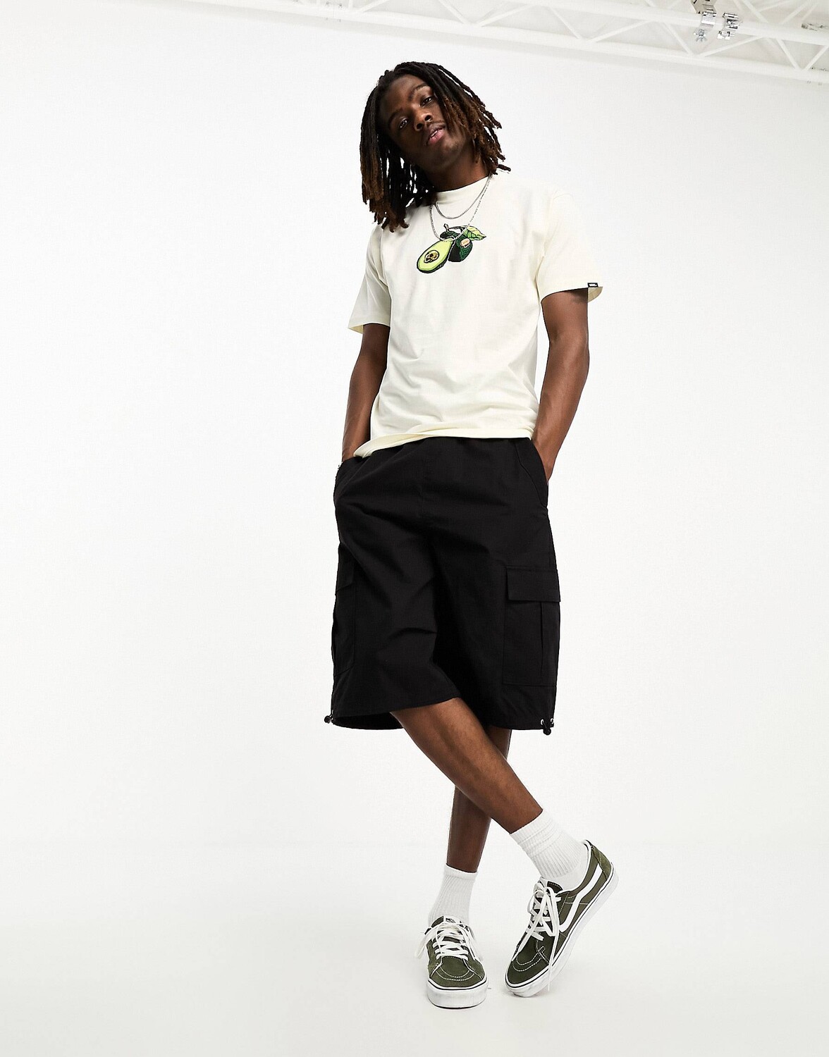 

Футболка Vans With Avocado Print, белый